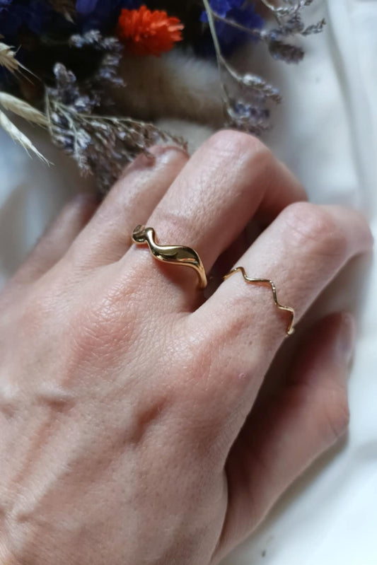 Bague en acier inoxydable - Dalia