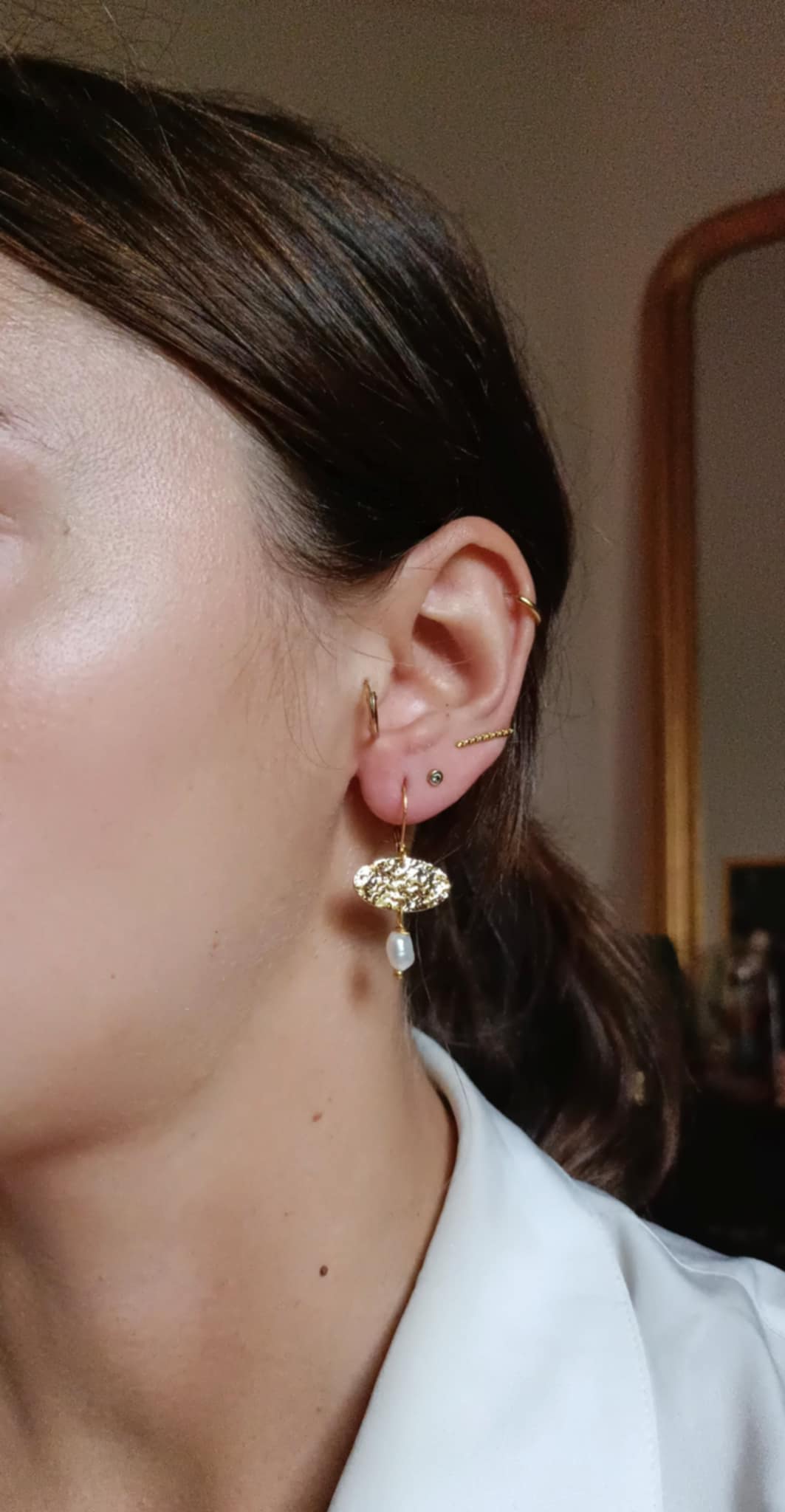 Boucles d'oreilles en acier inoxydable - Sunny