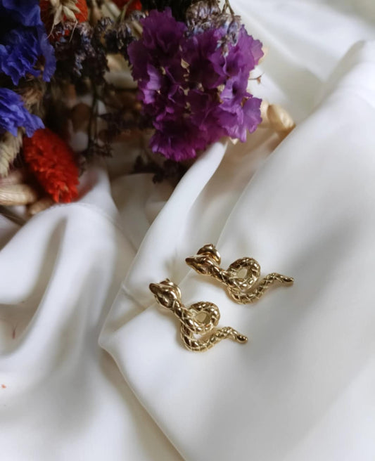 Boucles en acier inoxydable et nacre - Fallone