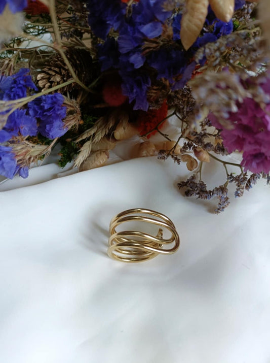 Bague en acier inoxydable - Amour