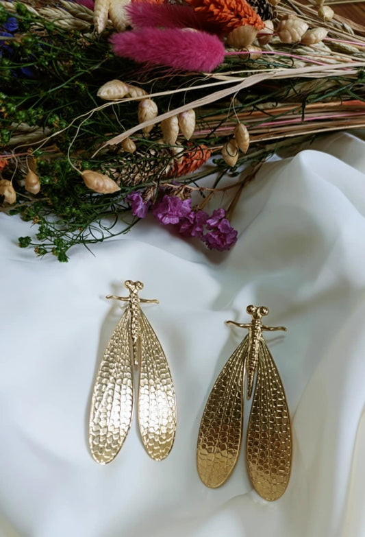 Boucles d'oreilles en acier inoxydable - Mimose