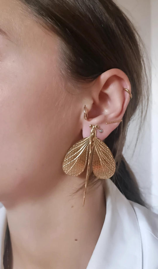 Boucles d'oreilles en acier inoxydable - Jane