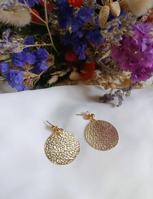 Boucles d'oreilles en acier inoxydable - Perlita