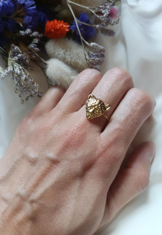 Bague en acier inoxydable - Léo