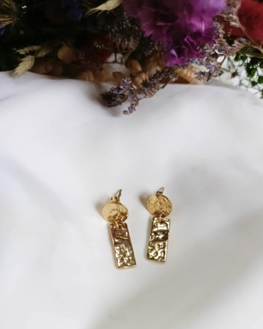 Boucles d'oreilles en acier inoxydable - Zaly