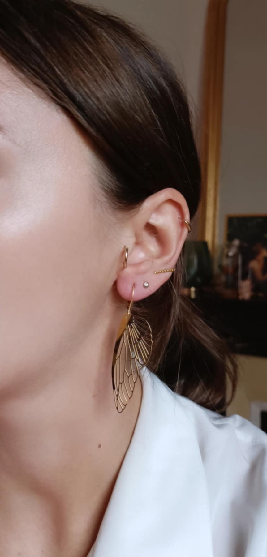 Boucles d'oreilles en acier inoxydable - Astrid