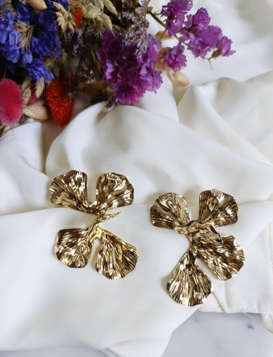 Boucles en acier inoxydable et perle d'eau douce - Brigitte