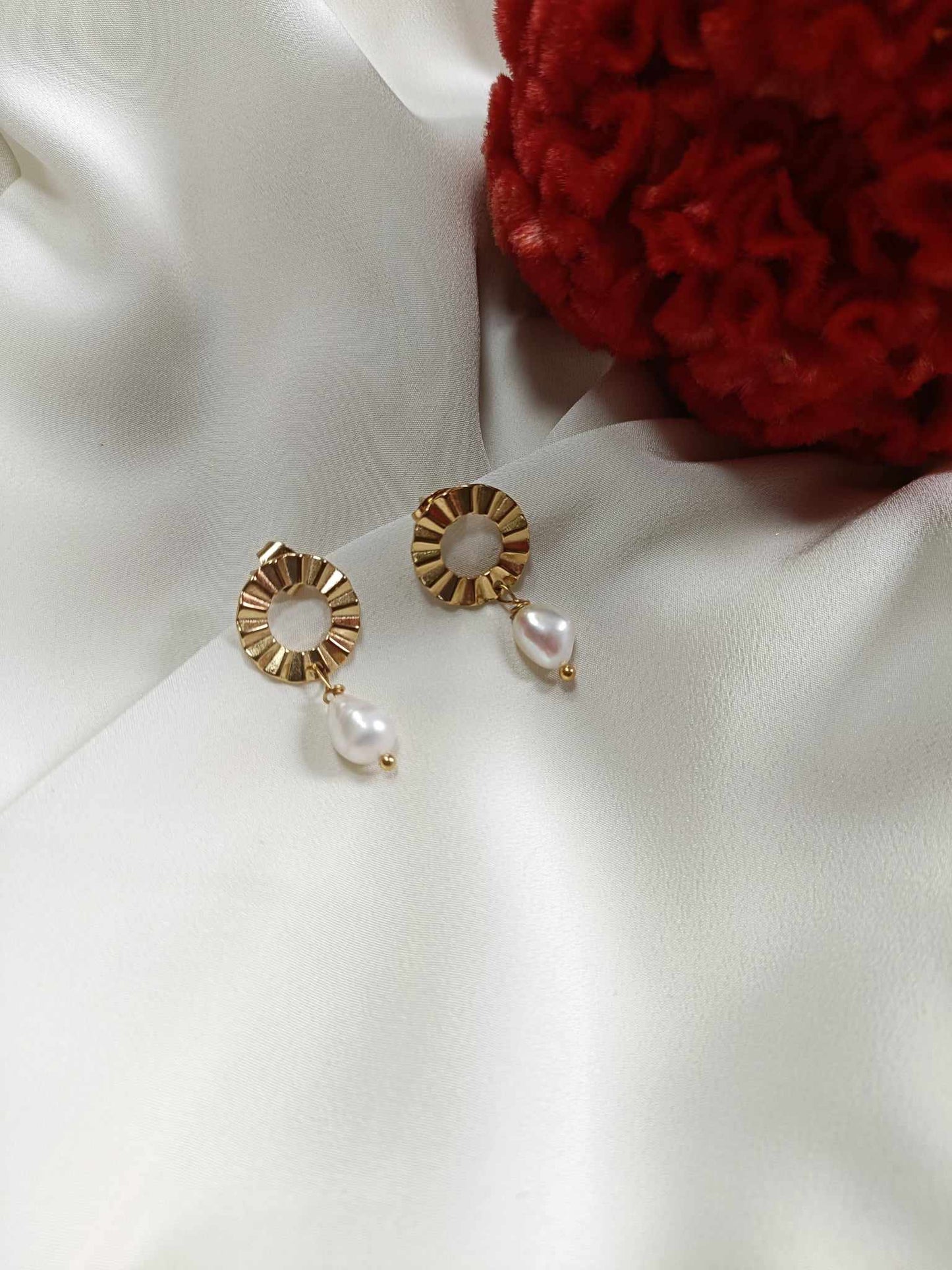 Boucles d'oreilles en acier inoxydable - Louana