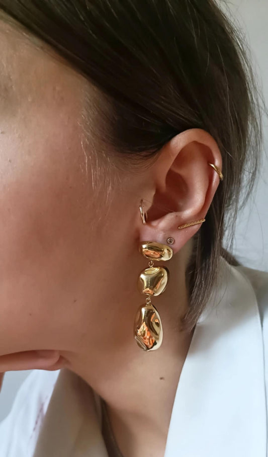 Boucles d'oreille en acier inoxydable - Mystic