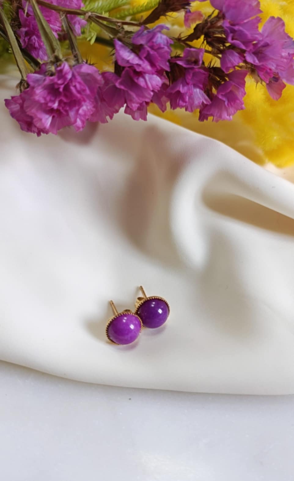 Boucles d'oreilles en laiton doré à l'or fin - Lisboa