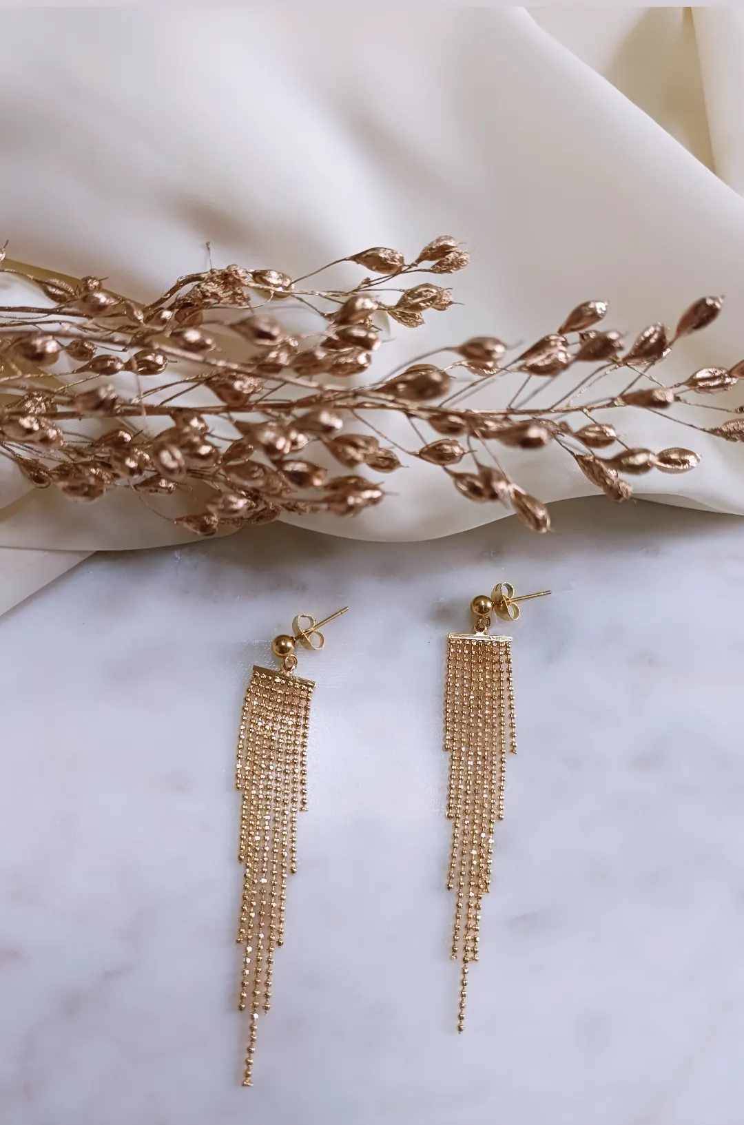 Boucles d'oreilles en acier inoxydable - Talia