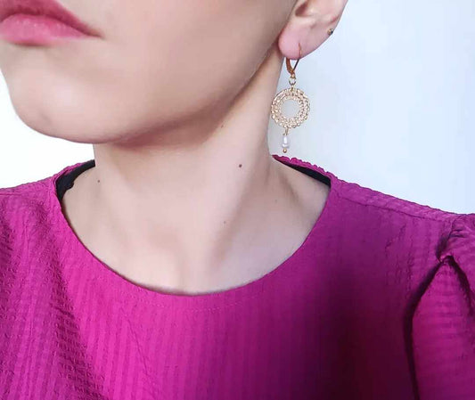 Boucles d'oreilles en acier inoxydable - Nejma