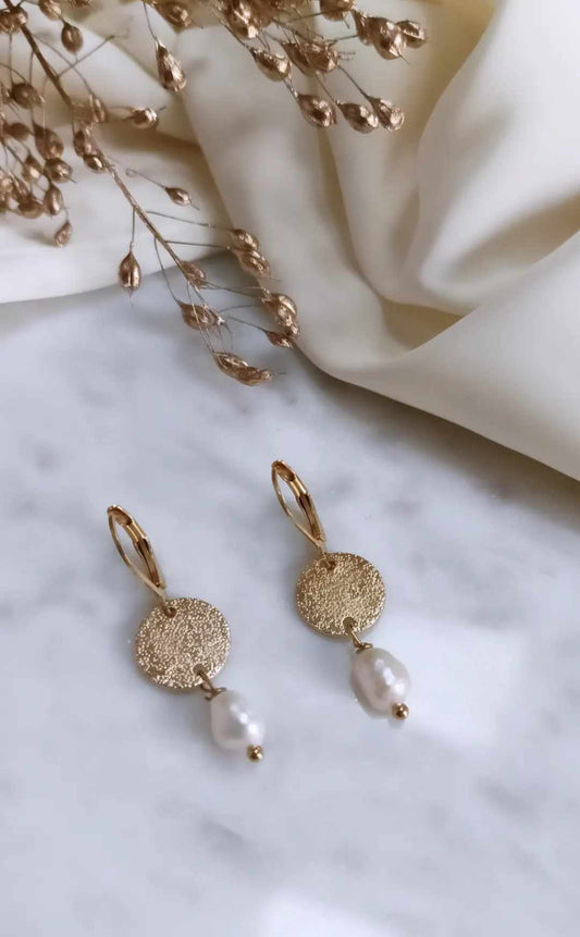 Boucles d'oreilles en acier inoxydable - Benny