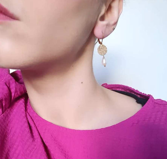 Boucles d'oreilles en acier inoxydable - Benny