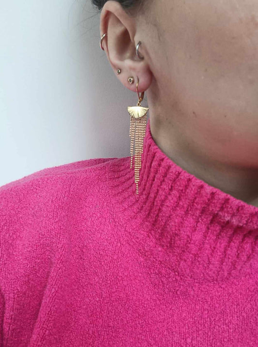 Boucles d'oreilles en acier inoxydable - Ysée