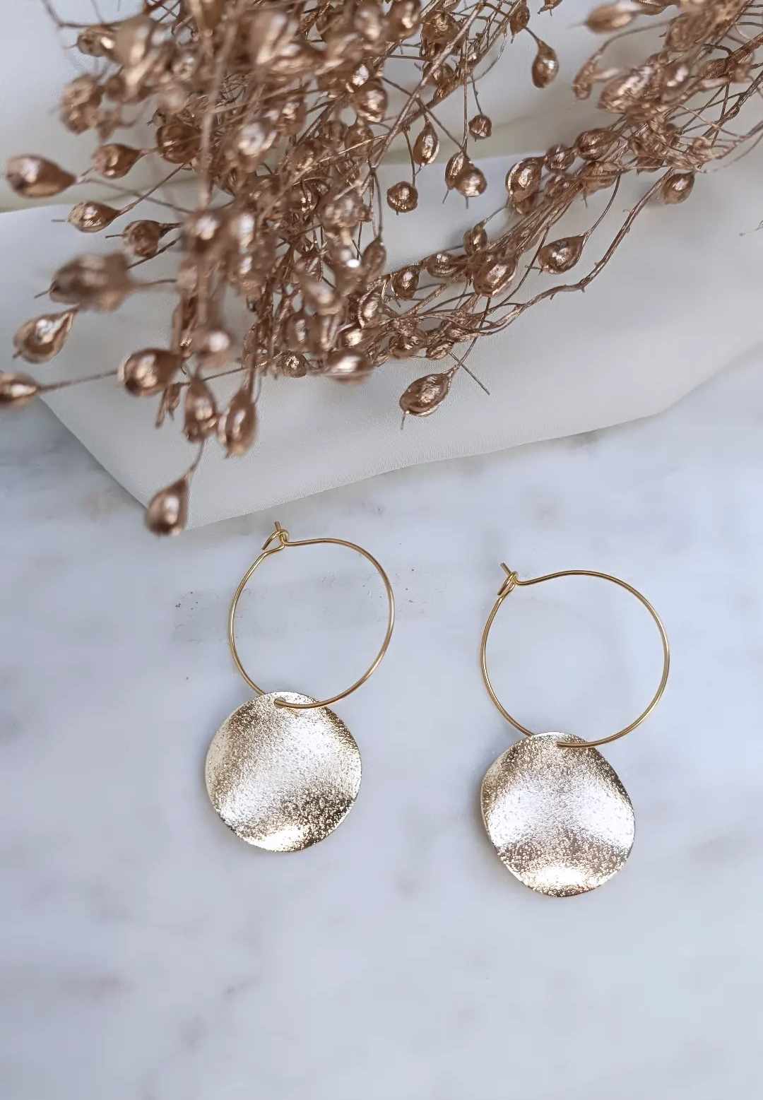 Boucles d'oreilles en acier inoxydable - Nina