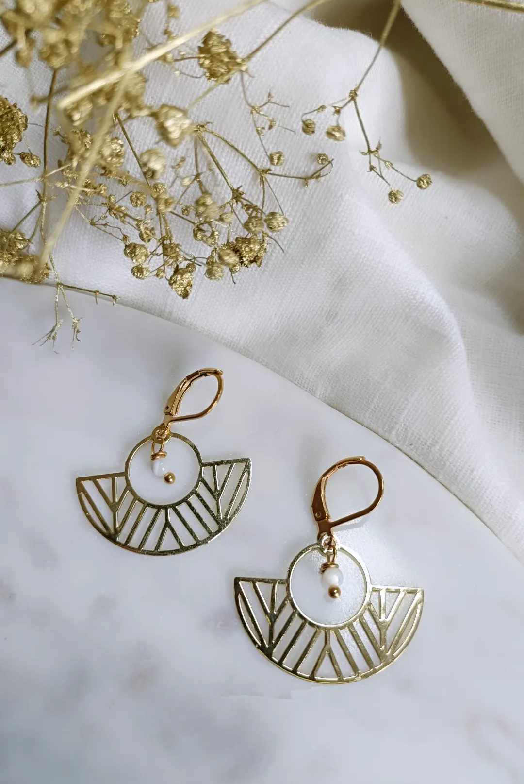 Boucles d'oreilles en acier inoxydable - Giulia