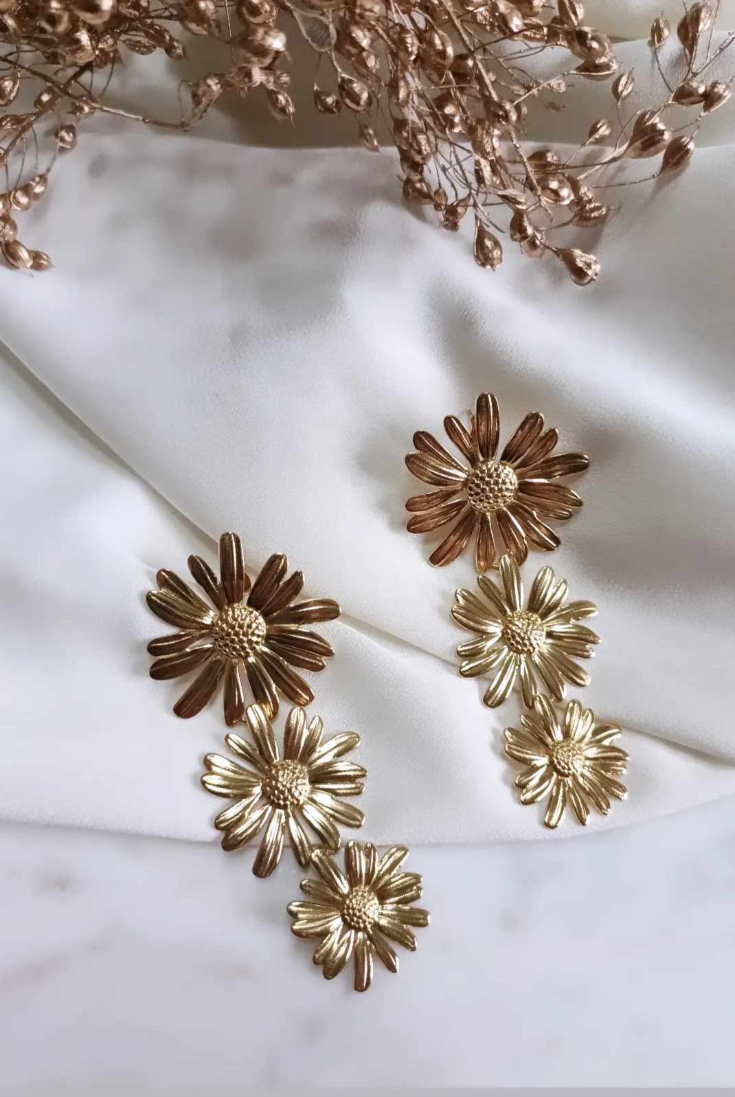 Boucles en acier inoxydable - Garance