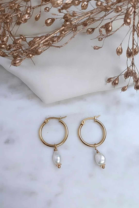 Boucles d'oreilles en acier inoxydable - Pipa