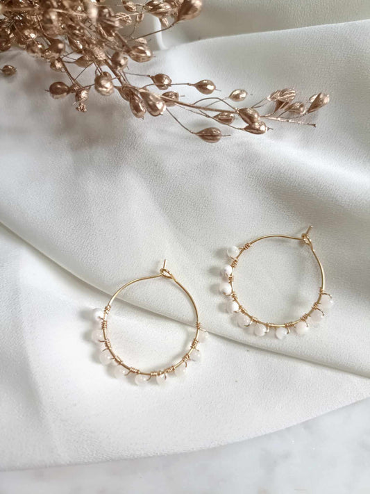 Boucles d'oreilles en acier inoxydable Chloé