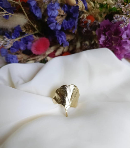 Bague en acier inoxydable - Ginko
