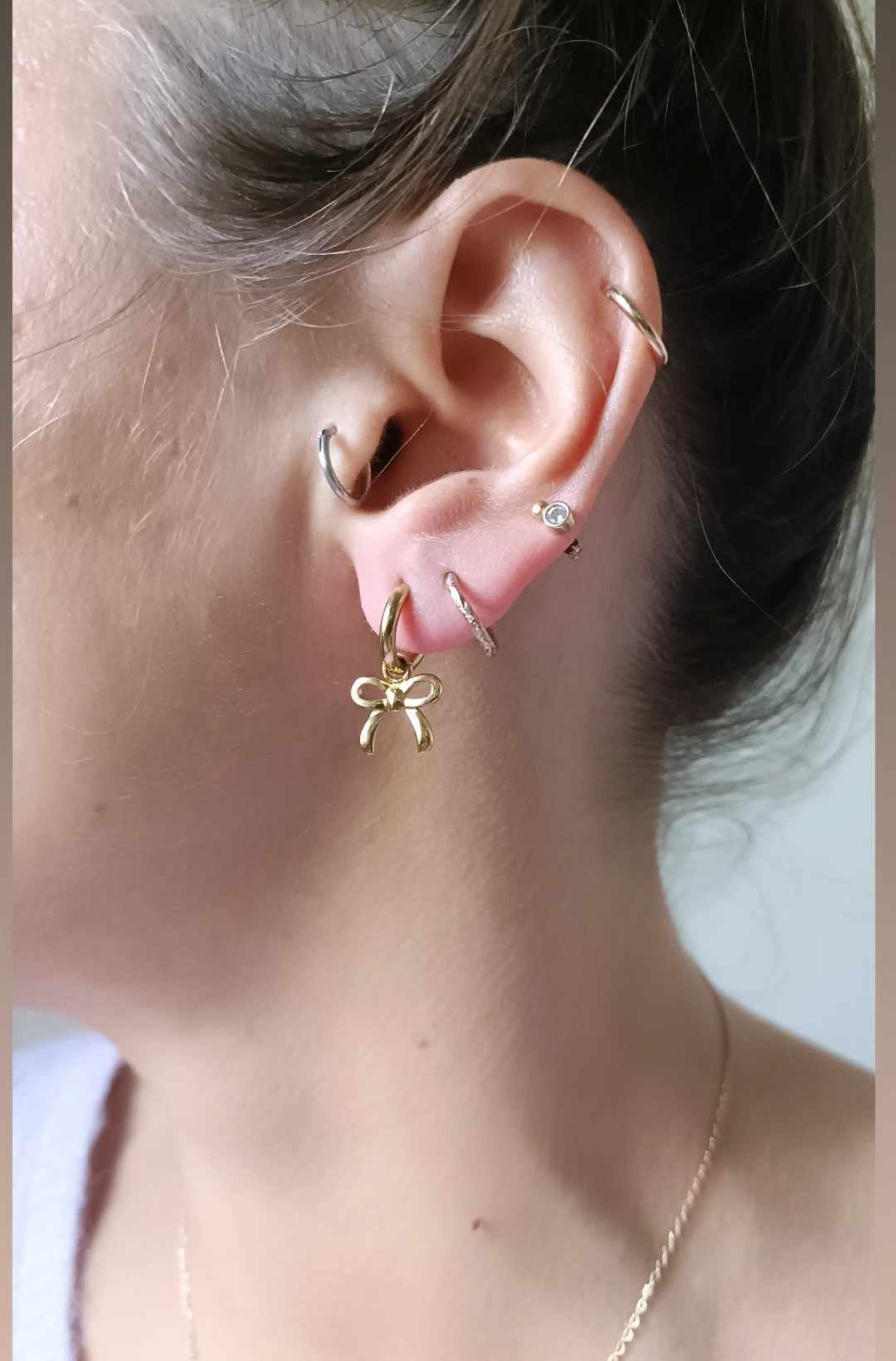 Boucles d'oreilles en acier inoxydable - Nenette