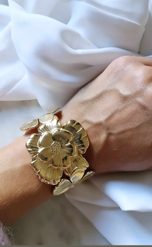 Jonc en acier inoxydable - Dalia