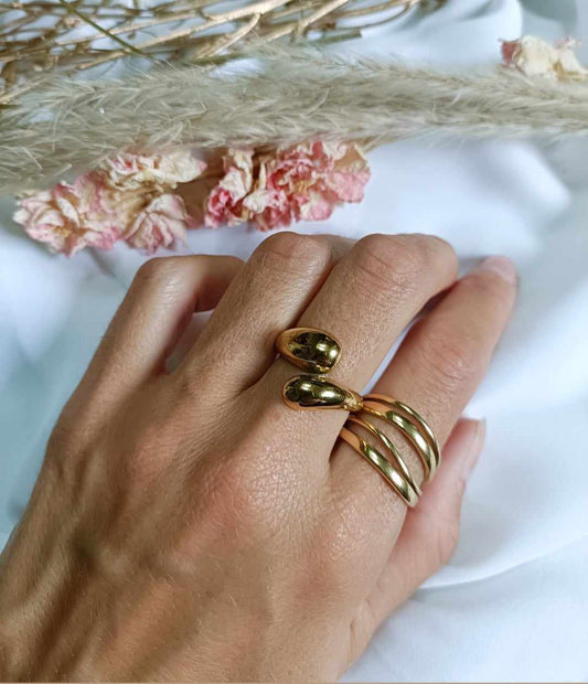 Bague en acier inoxydable - Doudou