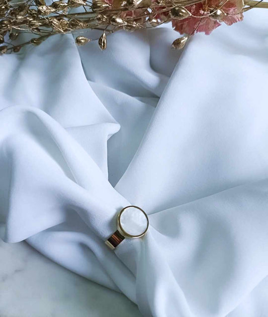 Bague en acier inoxydable - Lénita