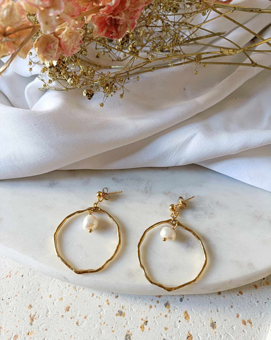 Boucles d'oreilles en acier inoxydable - Inana