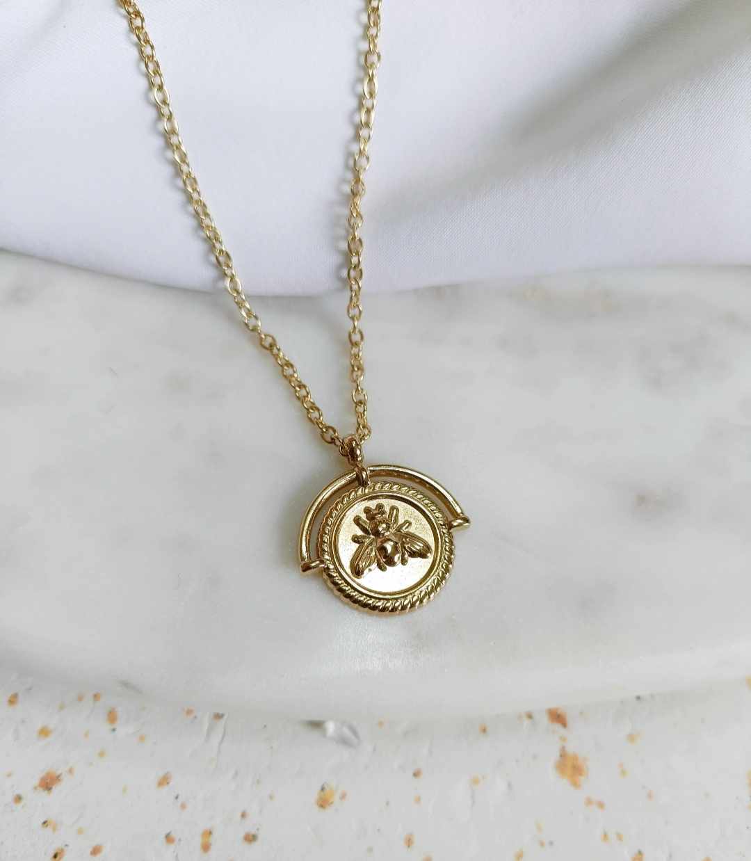 Collier en acier inoxydable - Bee