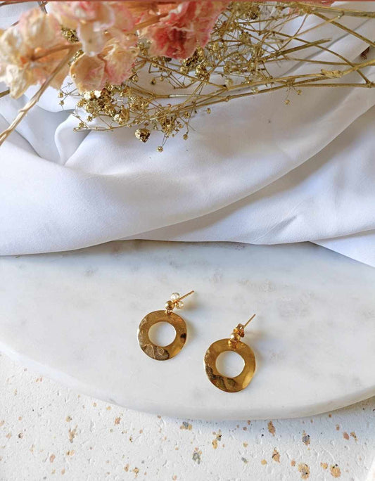 Boucles d'oreilles en acier inoxydable - Noala