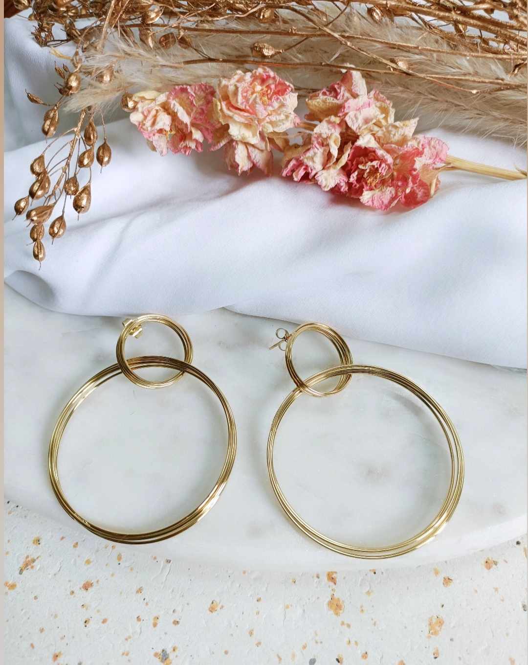 Boucles d'oreilles en acier inoxydable - Nema