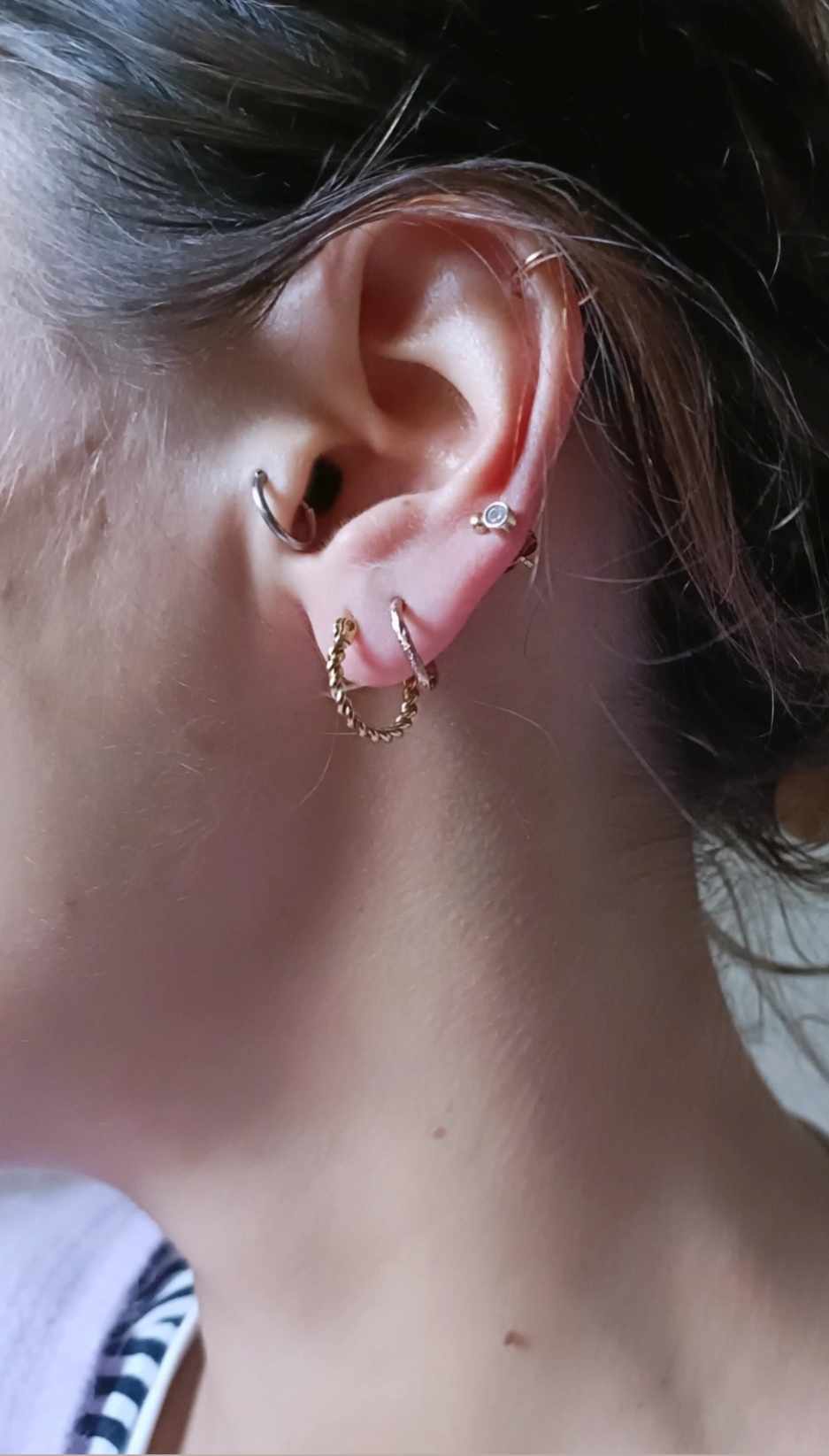 Boucles d'oreilles en acier inoxydable - Betty