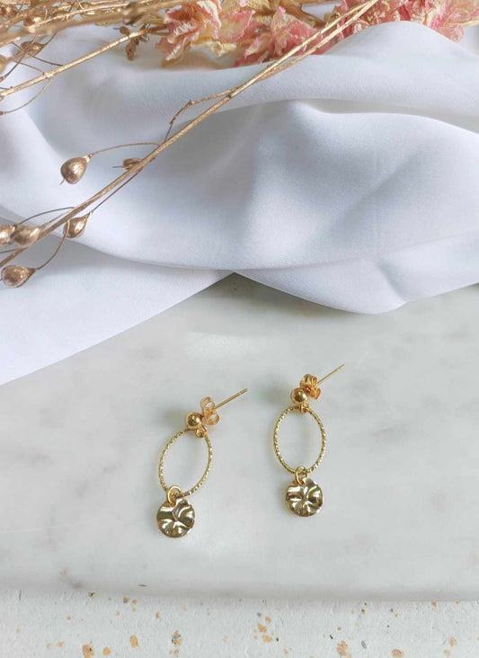 Boucles d'oreilles en acier inoxydable - Loula