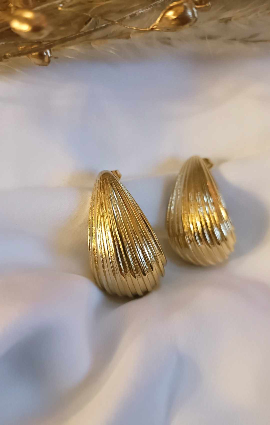 Boucles d'oreilles en acier inoxydable - Modèle Dorianne