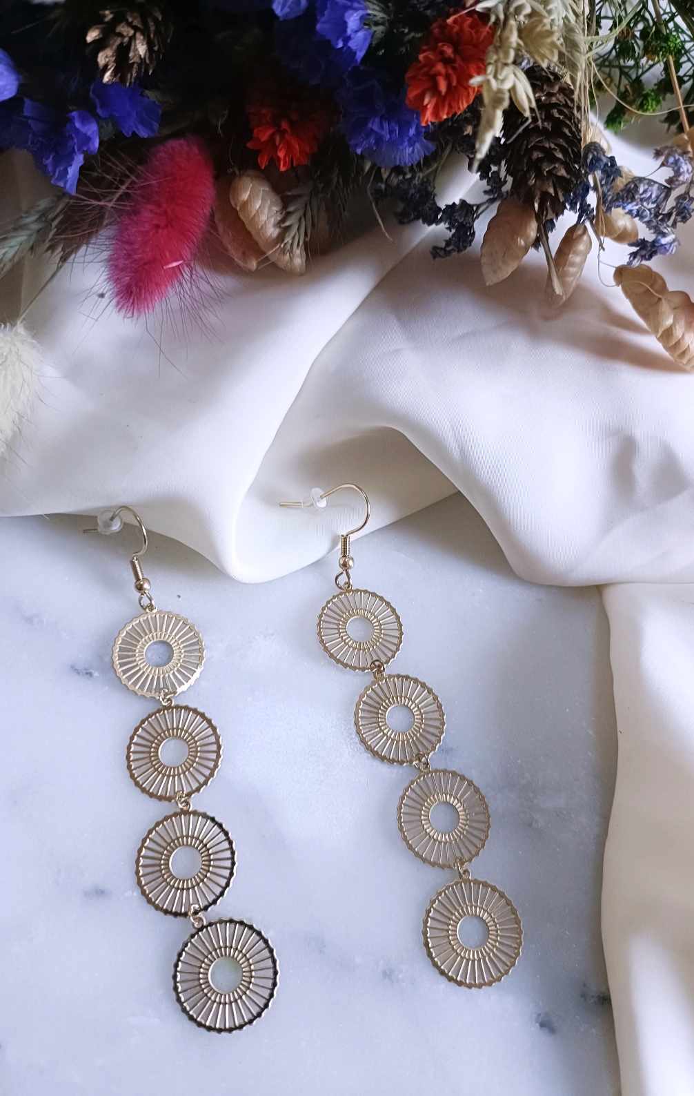 Boucles d'oreilles en acier inoxydable - Mina