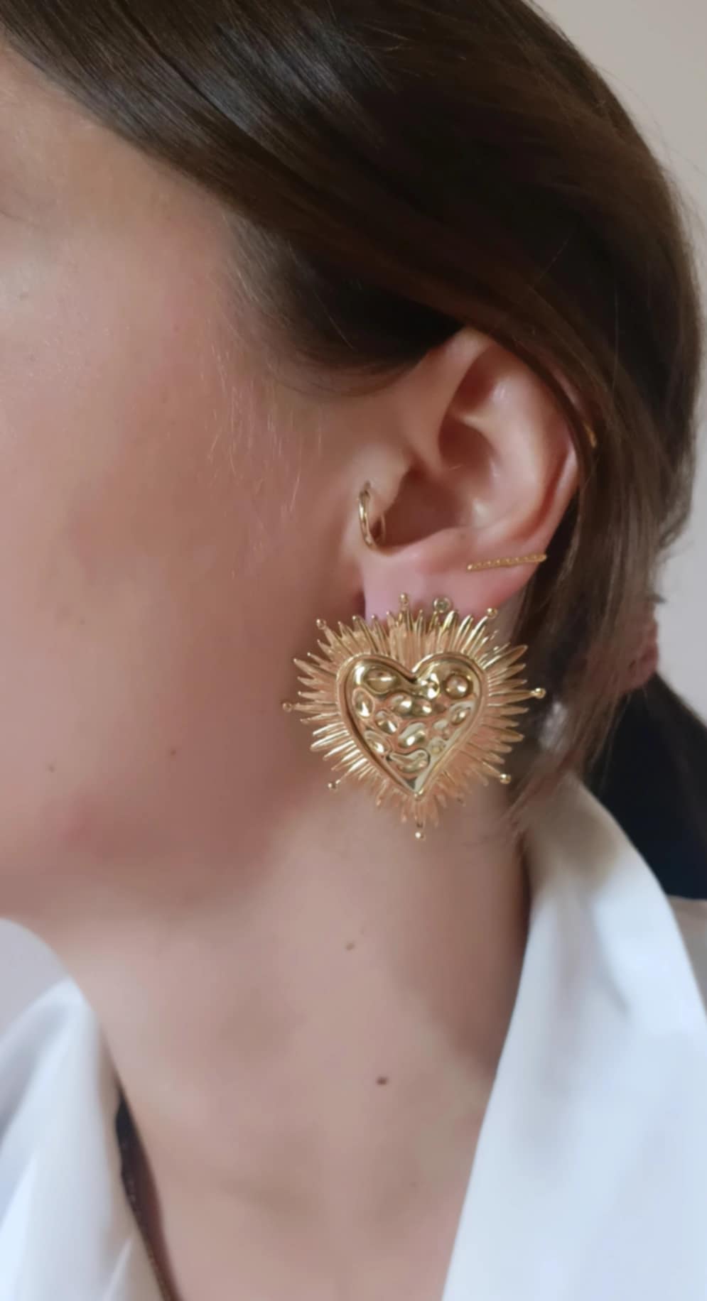 Boucles d'oreilles en acier inoxydable - Chica