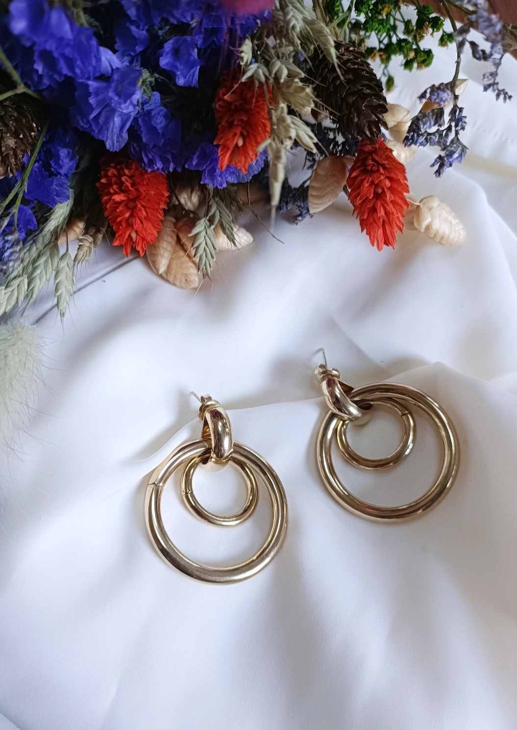 Boucles d'oreilles en acier inoxydable - Séléna