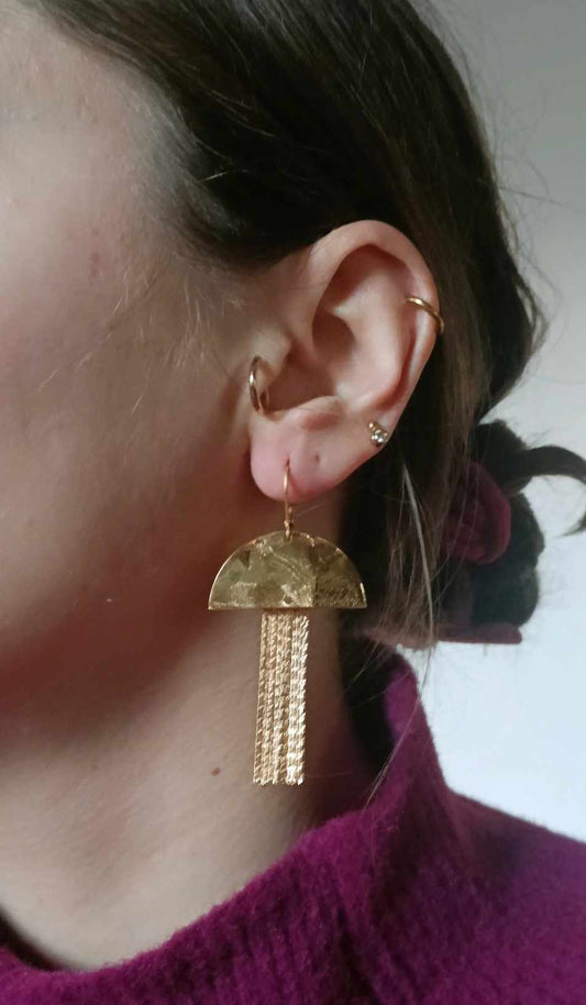 Boucles d'oreilles en acier inoxydable - Mermaid