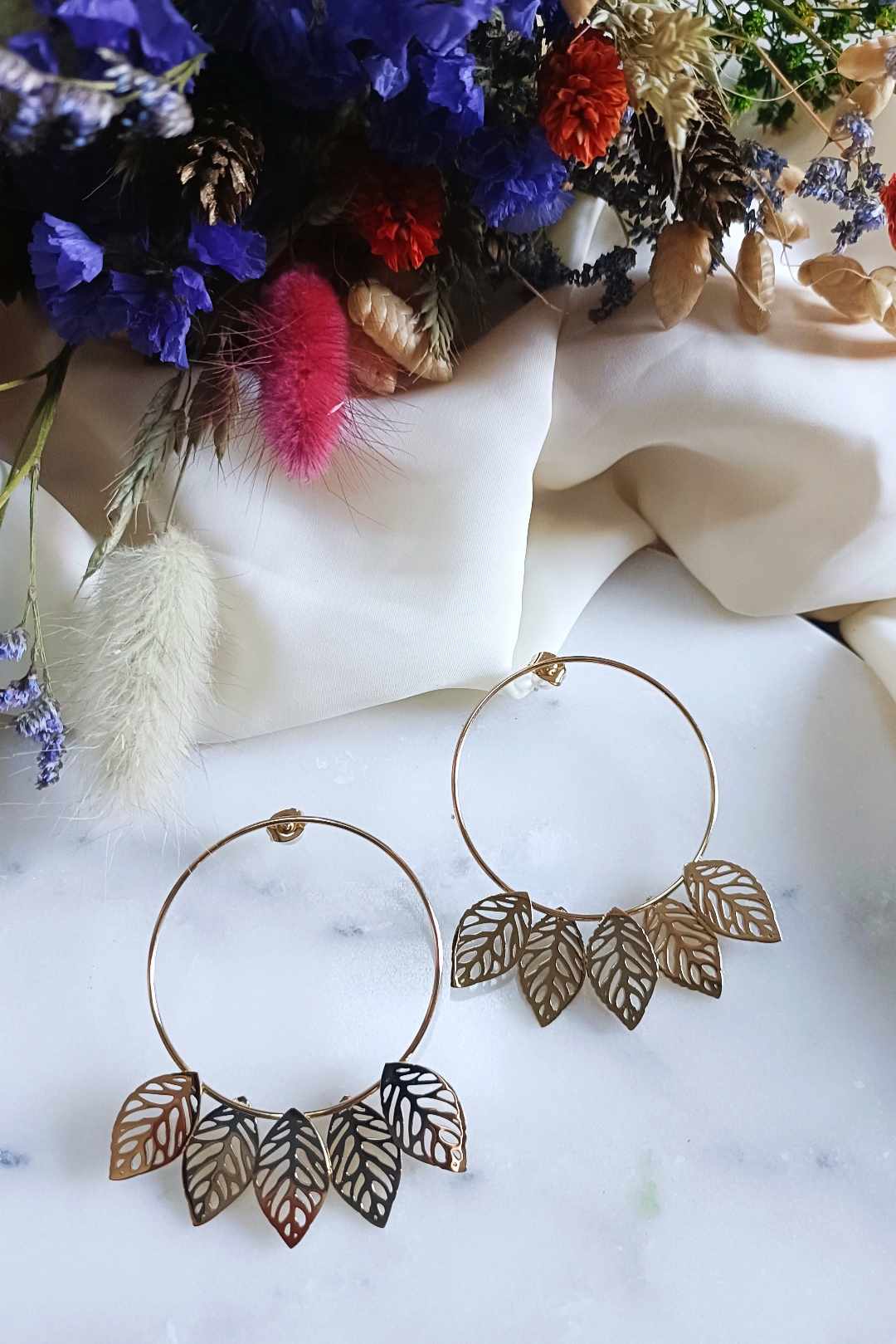 Boucles d'oreilles en acier inoxydable - Maloé