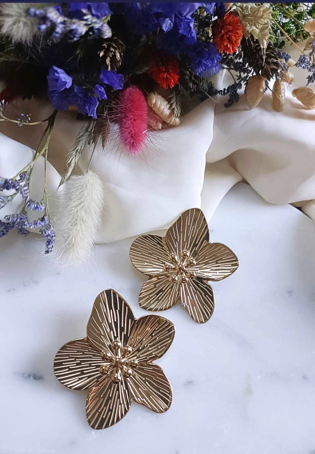 Boucles d'oreilles en acier inoxydable - Aloha