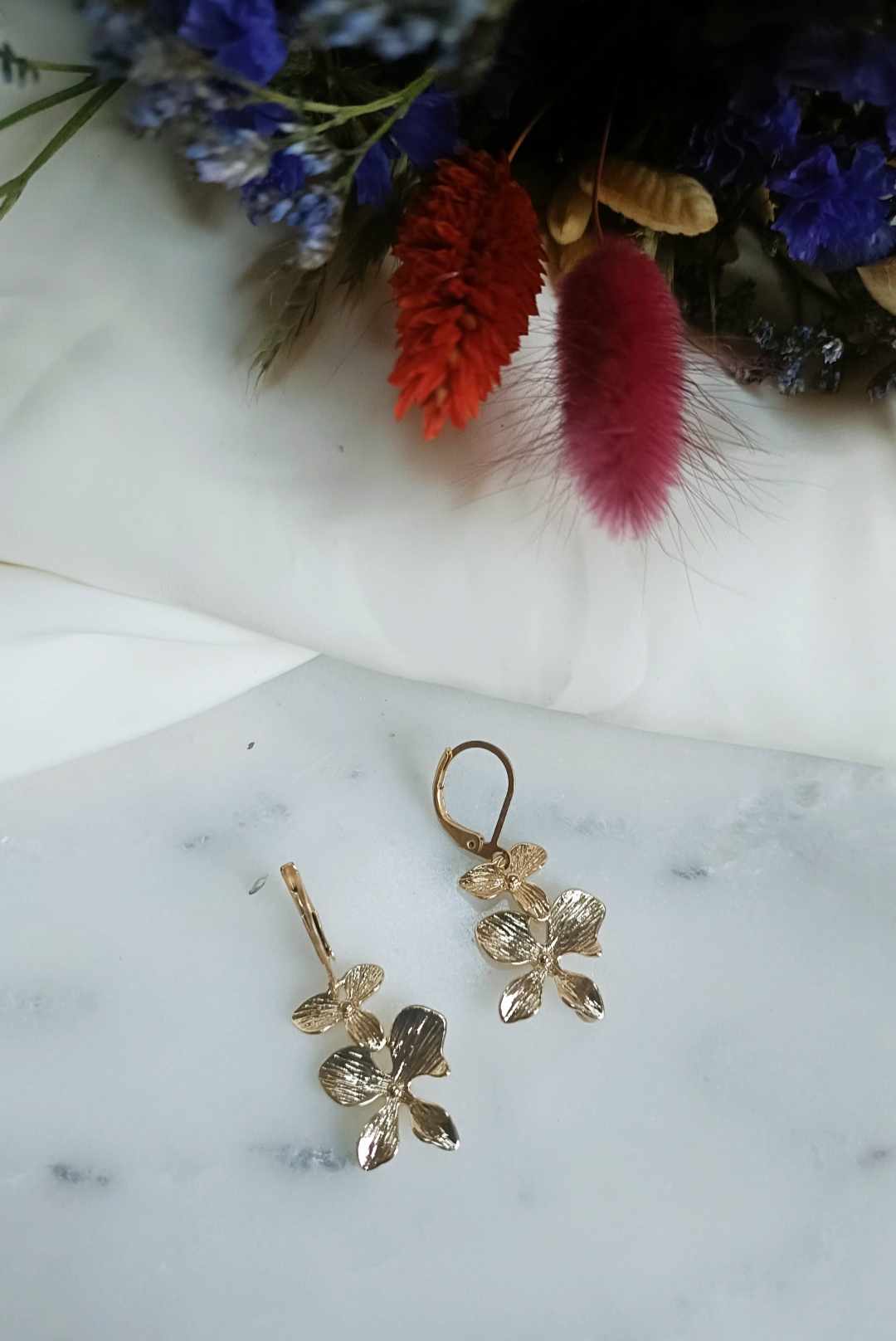 Boucles d'oreilles en acier inoxydable - Clémence