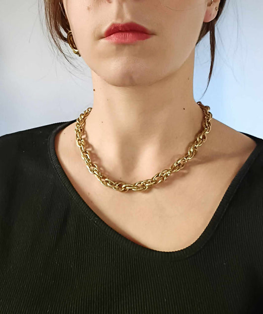 Collier en acier inoxydable - Rime