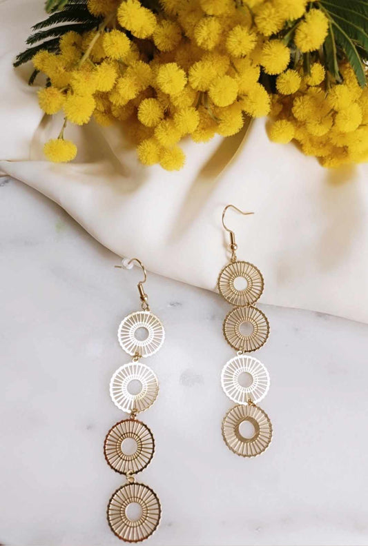 Boucles d'oreilles en acier inoxydable - Mina