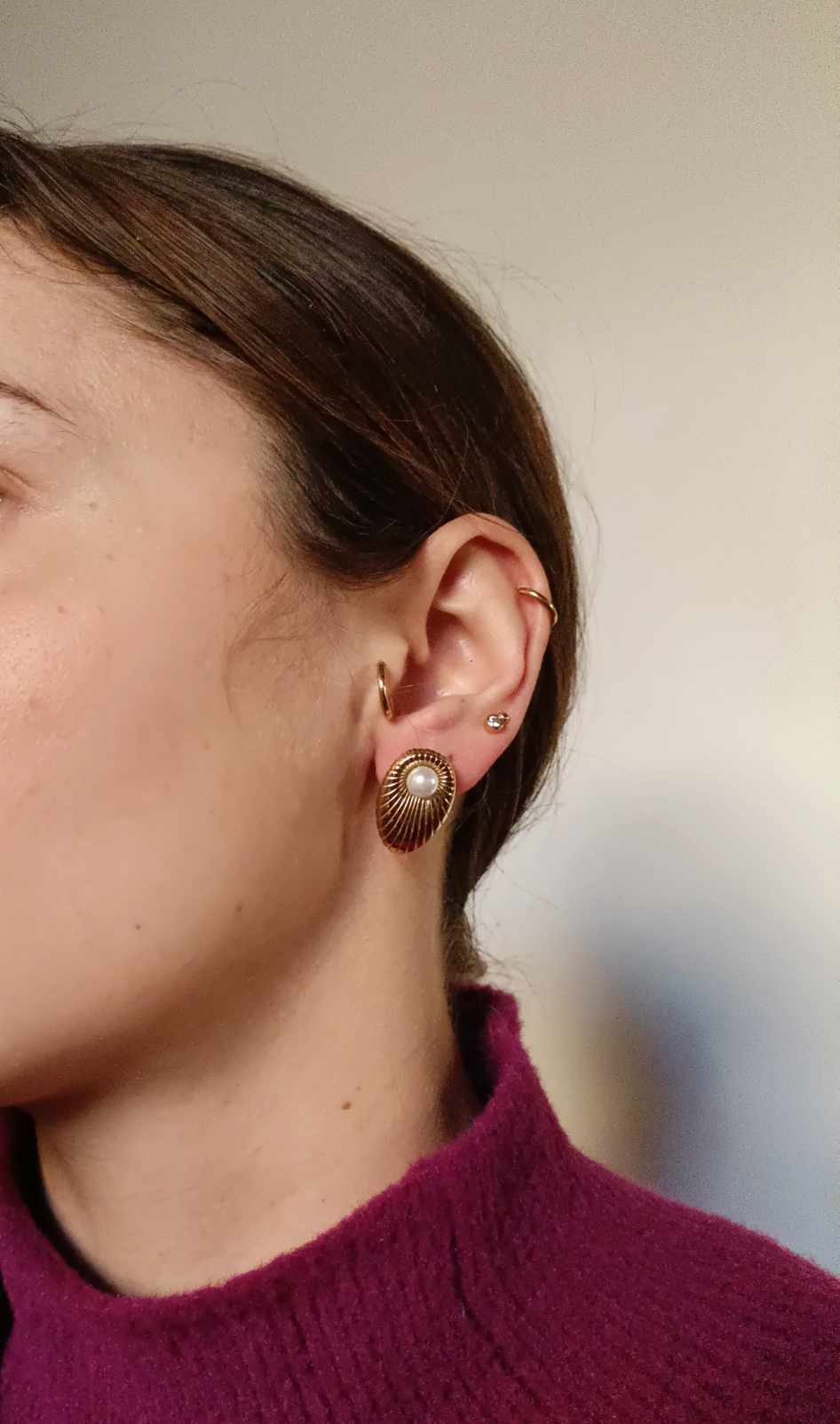 Boucles d'oreilles en acier inoxydable - Nino