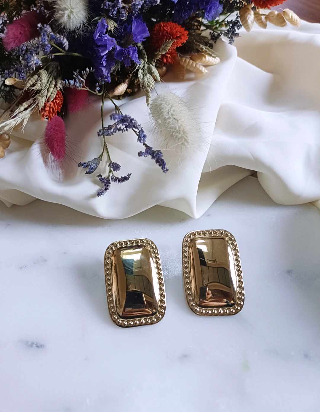 Boucles d'oreilles en acier inoxydable - Polina