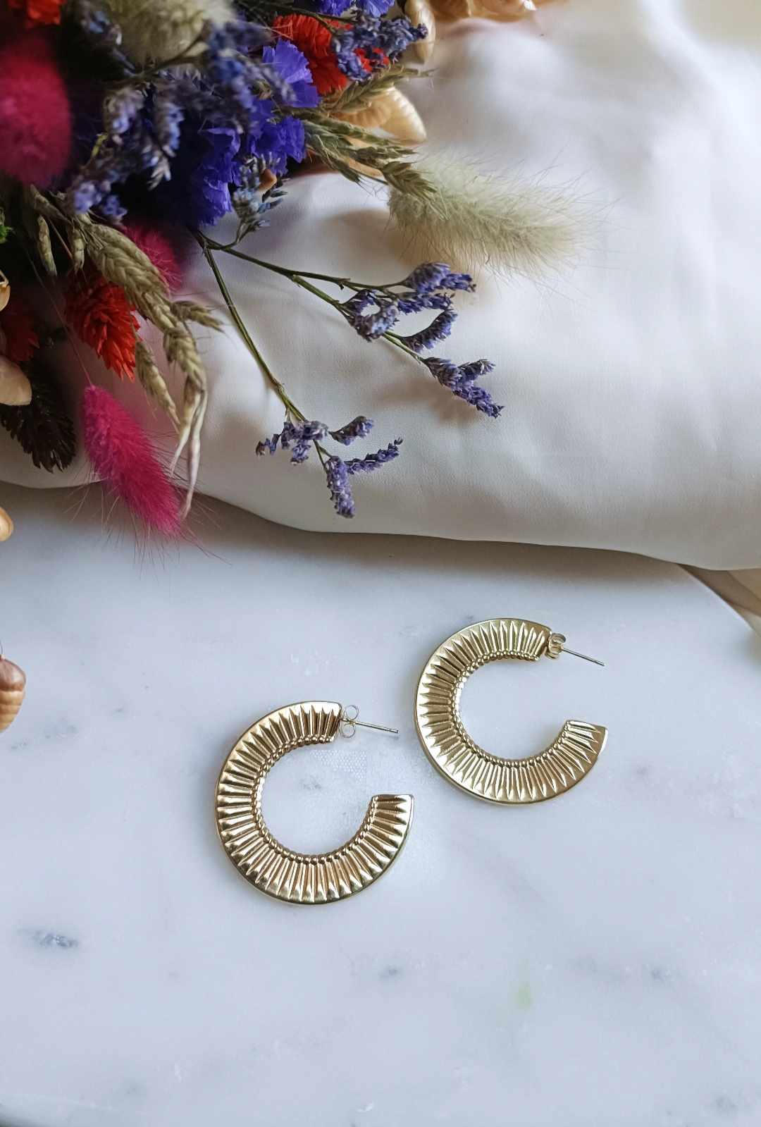 Boucles d'oreilles en acier inoxydable - Frida