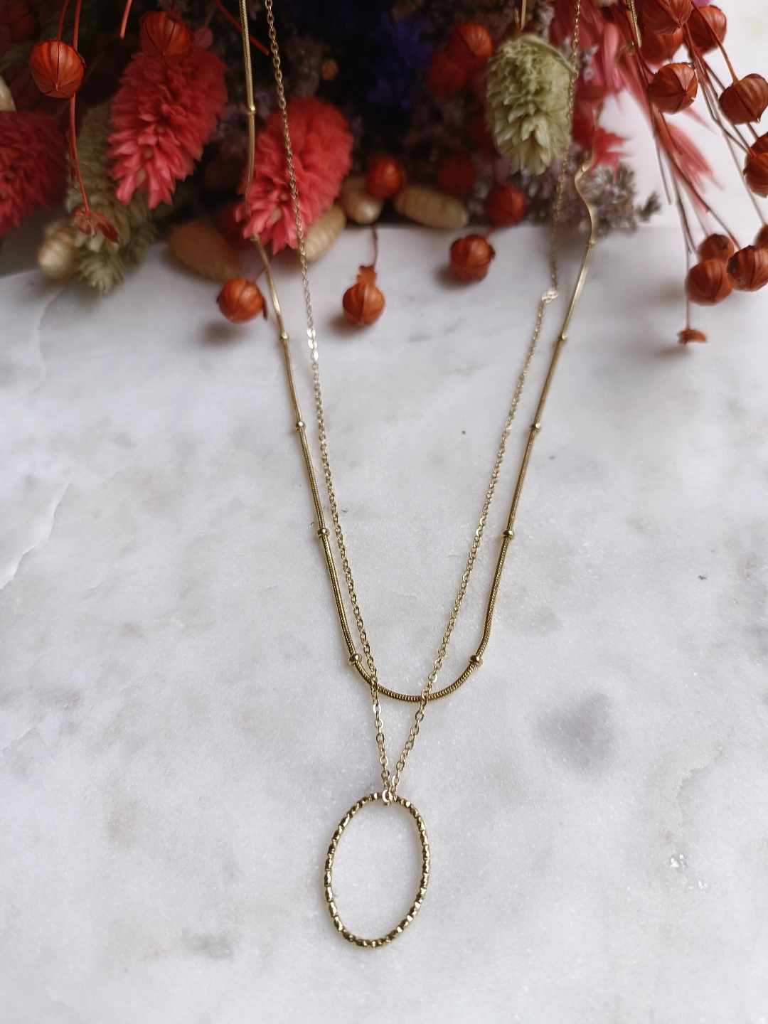 Collier en acier inoxydable - Amalia