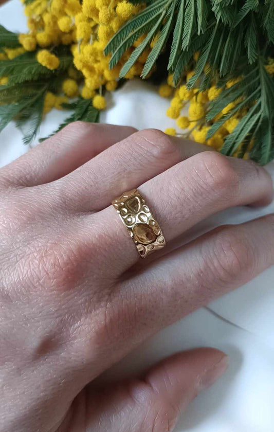 Bague en acier inoxydable - Nannie